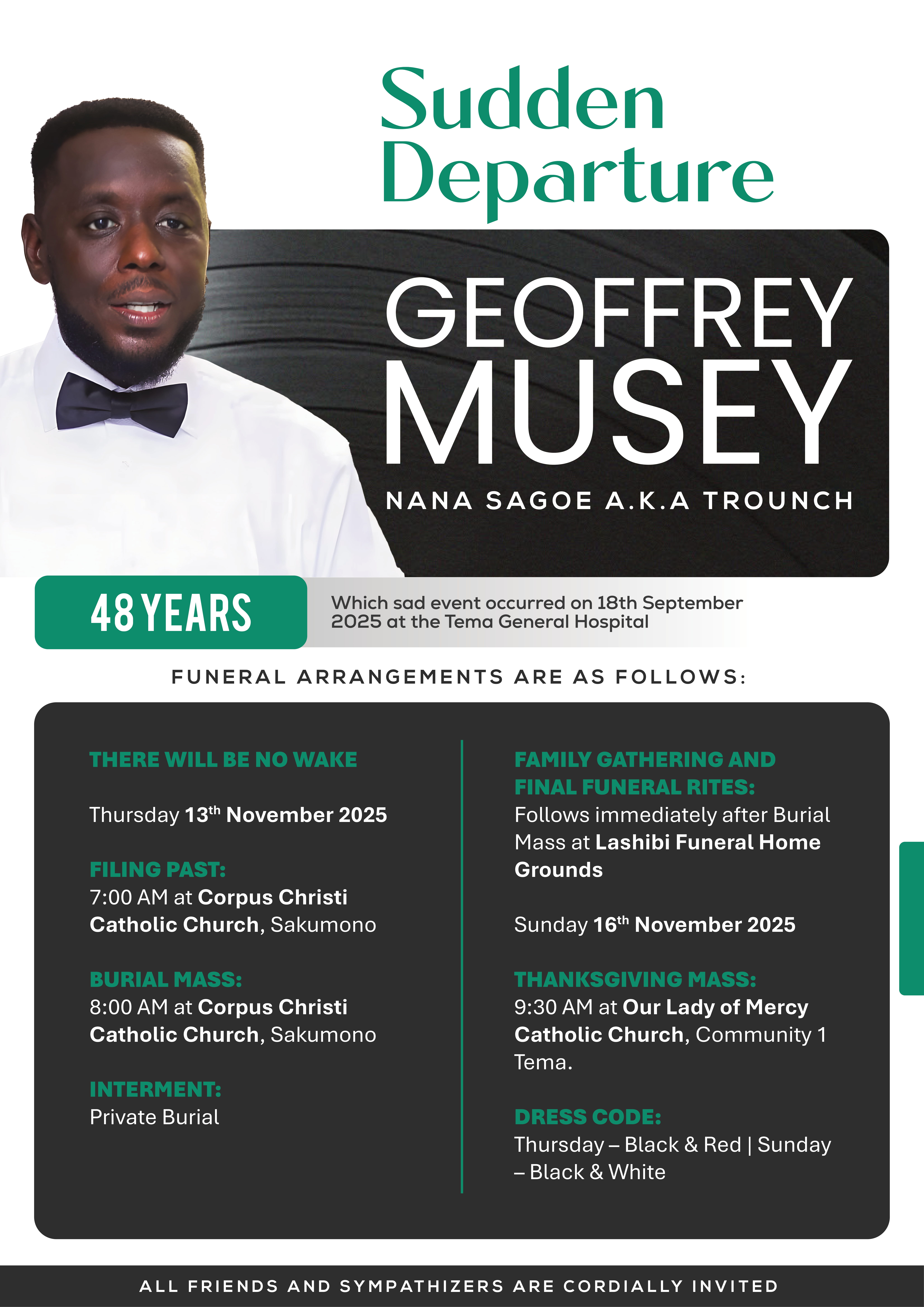 Memorial background - peaceful nature scene